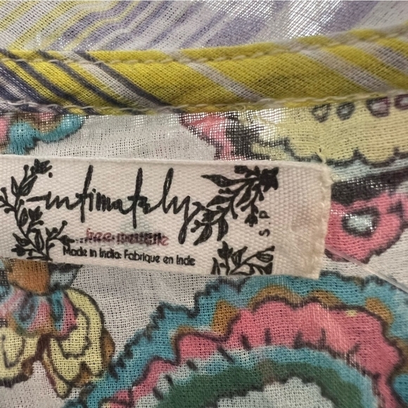 NWOT Free People Intimately FP Watching Waves Romper In Aquamarine XS New - Picture 3 of 4